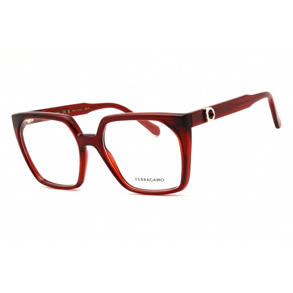 Salvatore Ferragamo SF3042E Eyeglasses 612 Pink injected propionate Rectangle